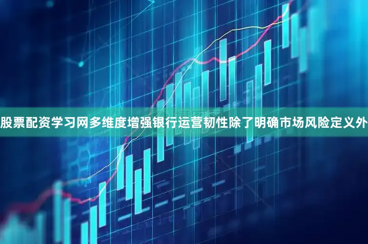股票配资学习网多维度增强银行运营韧性除了明确市场风险定义外
