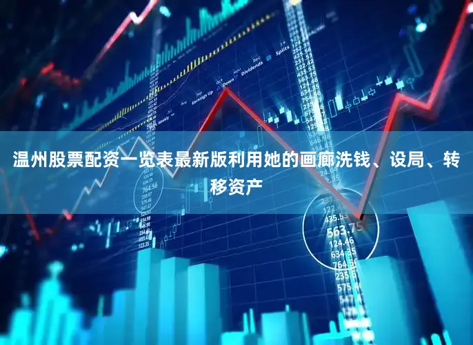 温州股票配资一览表最新版利用她的画廊洗钱、设局、转移资产